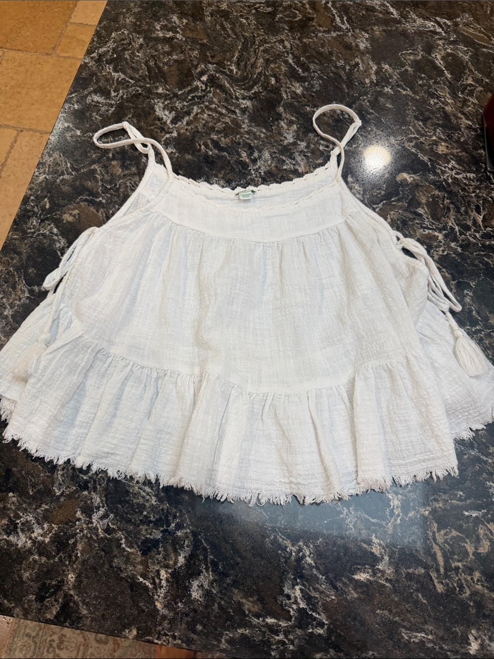 Aerie gauze, flowy  spaghetti strap top